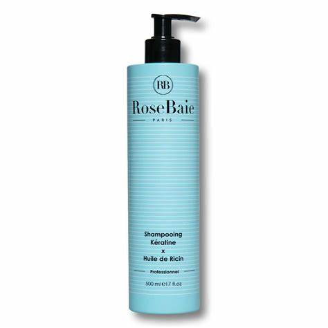 SHAMPOING HUILE DE RICIN X KÉRATINE ROSEBAIE 500ML
